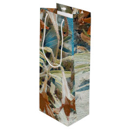 Sac Cadeau Pour Bouteille Floral exotique