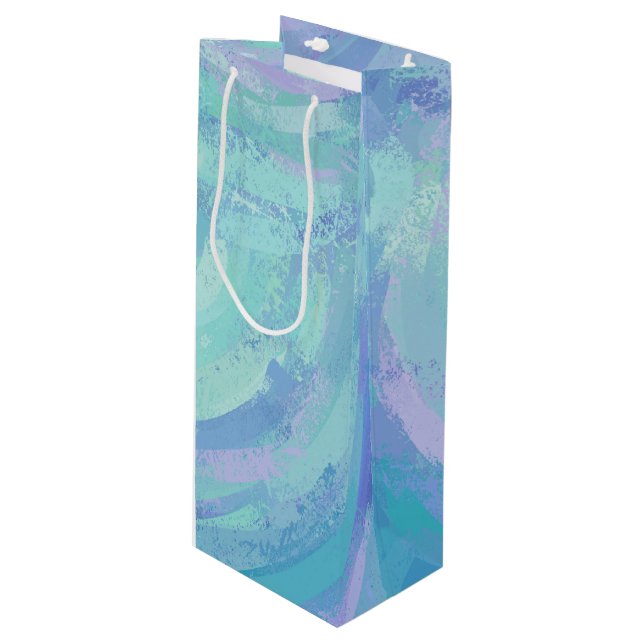 Sac Cadeau Pour Bouteille Glacier (Devant Angle)