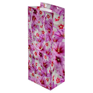Sac Cadeau Pour Bouteille Hibiscus