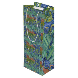 Sac Cadeau Pour Bouteille Irises Blue Green Jaune Van Gogh