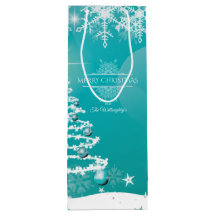 Joyeux Noël Snowflakes Arbre Fleurs & Étoiles