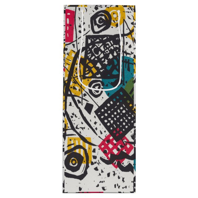 Sac Cadeau Pour Bouteille Kandinsky Small Worlds V Classic Abstrait (Devant)