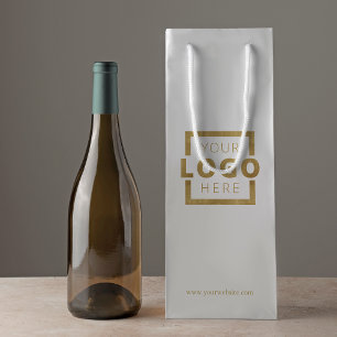Sac Cadeau Pour Bouteille Logo de l'entreprise personnalisée Boutique promot