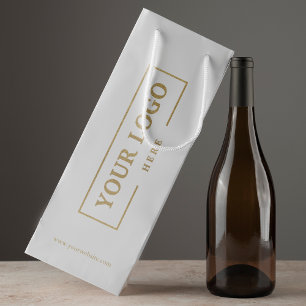 Sac Cadeau Pour Bouteille Logo de l'entreprise personnalisée Boutique promot