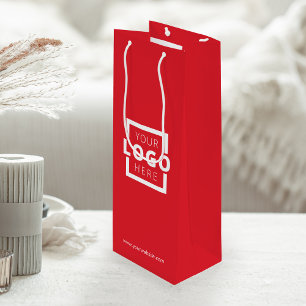 Sac Cadeau Pour Bouteille Logo de l'entreprise personnalisée Business Promo