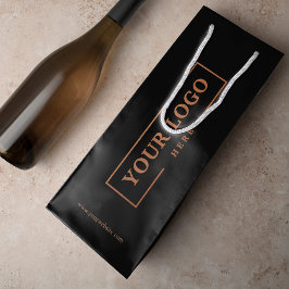 Sac Cadeau Pour Bouteille Logo de l'entreprise personnalisée Cadeau promotio