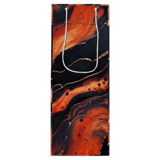 Sac Cadeau Pour Bouteille Magma Bloom