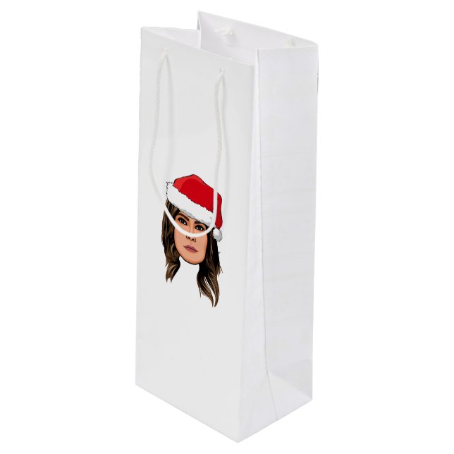 SAC CADEAU POUR BOUTEILLE MELANIA TRUMP (Devant Angle)