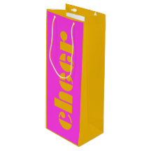 Moderne Cheer Fuchsia rose et orange