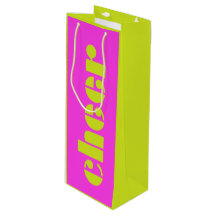 Moderne Cheer Fuchsia rose et vert clair