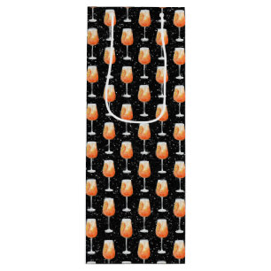 Sac Cadeau Pour Bouteille Motif Aperol Spritz