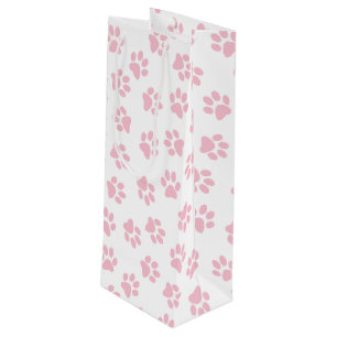 Sac Cadeau Pour Bouteille Motif De Pâtes, Poches De Chien, Bébés Pailles Ros