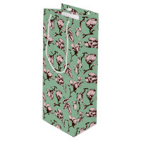 Motif sans couture avec bourgeons floraux des arbr