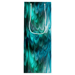 Sac Cadeau Pour Bouteille nonpareil kelpie turquoise :