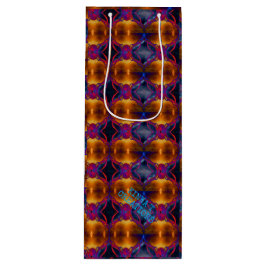 Sac Cadeau Pour Bouteille Papillon rouillé