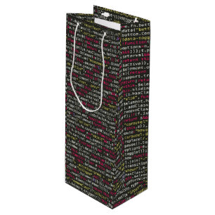 Sac Cadeau Pour Bouteille Patters de Developer