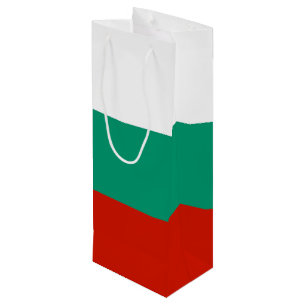 Sac Cadeau Pour Bouteille pavillon de la Bulgarie