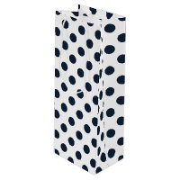Pois bleu marine foncé