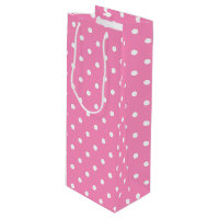 Polka blanche rose pointillé Motif pour son Modèle