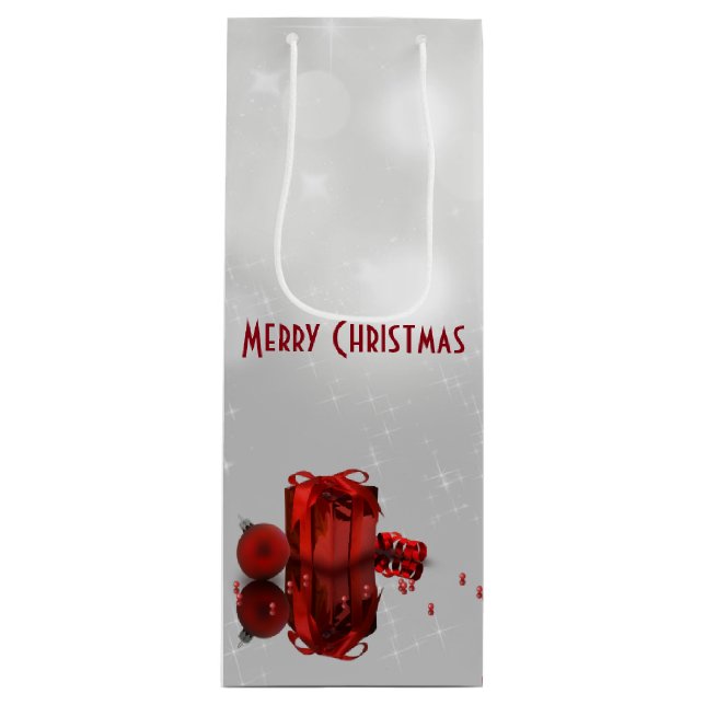 Sac Cadeau Pour Bouteille Précieux Noël présent professionnel (Devant)