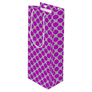 Sac Cadeau Pour Bouteille Ruban de fleurs violettes par Kenneth Yoncich