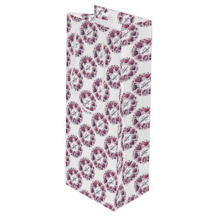 Sac Cadeau Pour Bouteille Sacs-cadeaux Coeurs Heureuses Saintes-Valentin