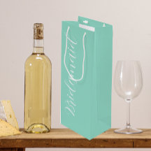 Seafoam Stylisé Script Mariage Bridesmaid