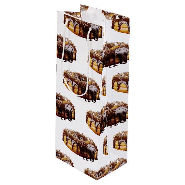 Sac Cadeau Pour Bouteille SlipperyJoe's decadent donut covered thick glossy  (Devant Angle)
