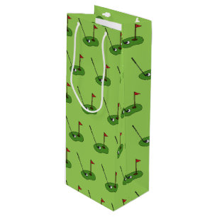 Sac Cadeau Pour Bouteille Trou de golf avec Motif Drapeau
