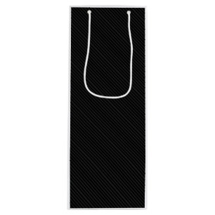Sac Cadeau Pour Bouteille Velvet noir