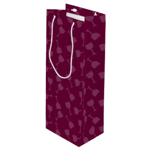 Sac Cadeau Pour Bouteille Verres de vin pompette
