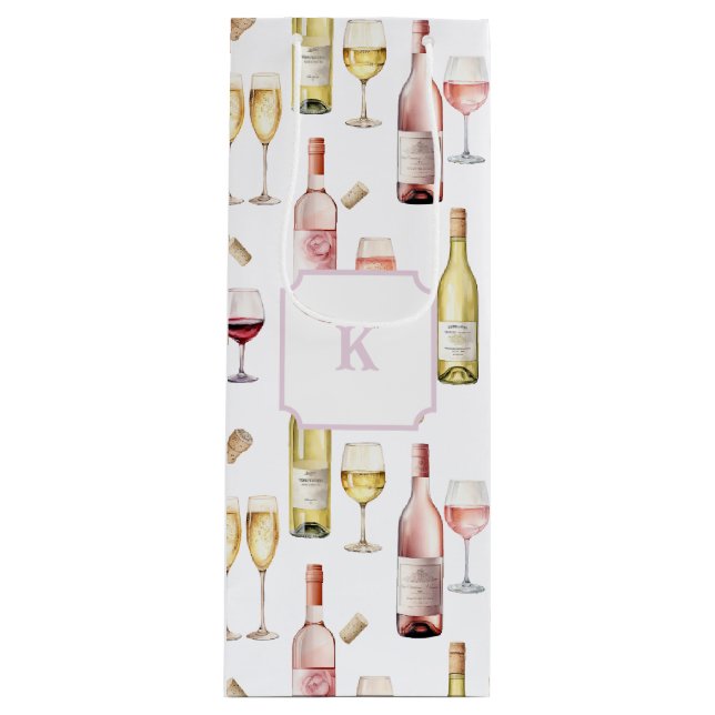 Sac Cadeau Pour Bouteille Vin (Devant)