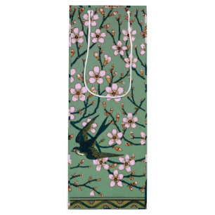 Sac Cadeau Pour Bouteille Walter Crane Hirondelles et amandes