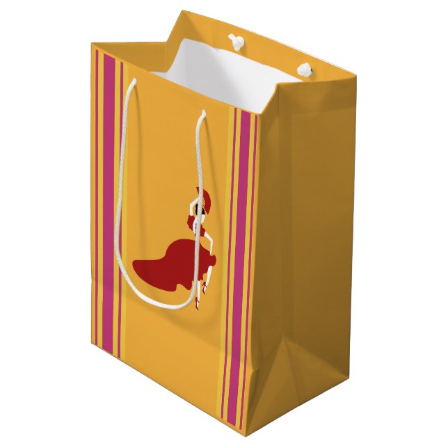 Sac cadeau pour danseur flamenco (Devant Angle)