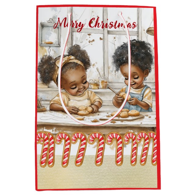 Sac cadeau pour enfants afro-américains (Devant)