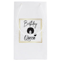 Sac cadeau pour la reine d'anniversaire