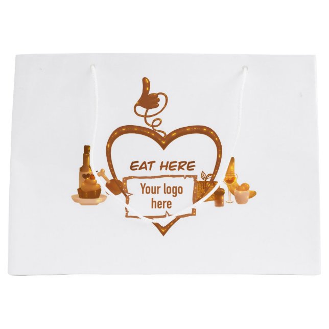 Sac cadeau pour le restaurant (Devant)