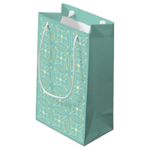 Sac cadeau pour thé à l'anglais avec carrelage fan