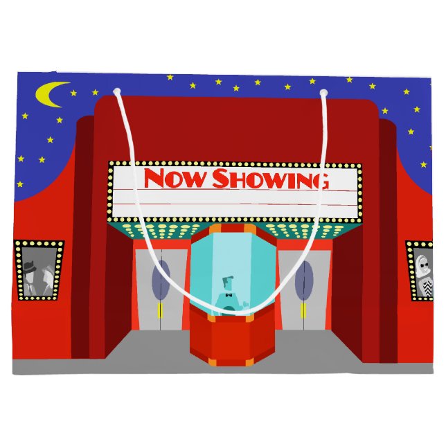 Sac cadeau Retro Movie Theatre (Dos)