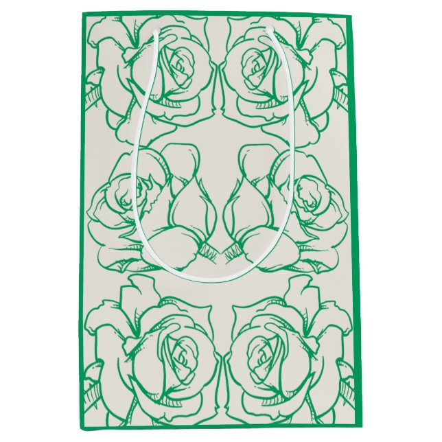 Sac cadeau Rose du patrimoine (Devant)