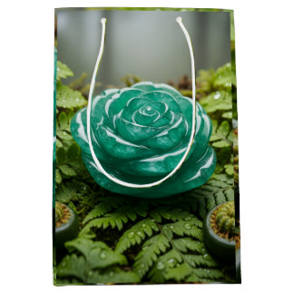 sac cadeau rose vert émeraude