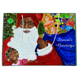 Sac Cadeau Sacs-cadeaux du grand Père Noël - Noël