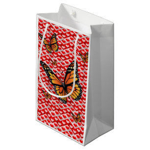 Sac cadeau Saint Valentin papillon