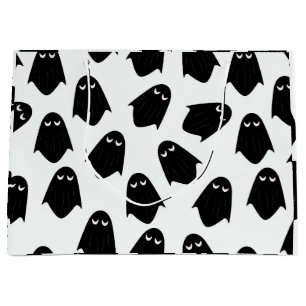 Sac cadeau silhouette motif Fantômes