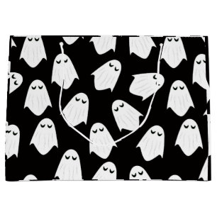 Sac cadeau silhouette motif Fantômes