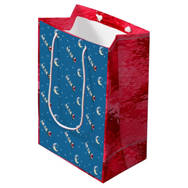 Sac cadeau Sleigh Père Noël & Toys (Devant Angle)