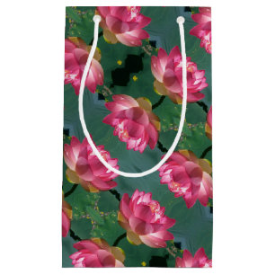 Sac Cadeau Sm Lotus Rose