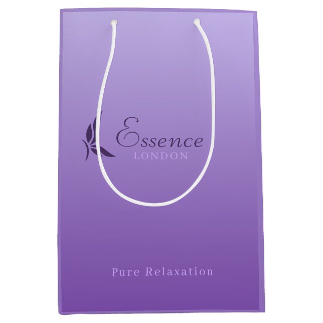 Sac cadeau Spa personnalisé Lavender Bliss (Devant)