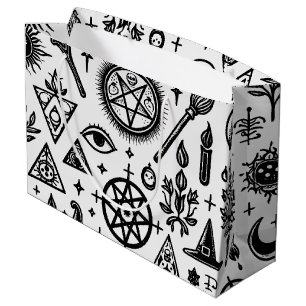 Sac cadeau Symboles occultes de cuisine
