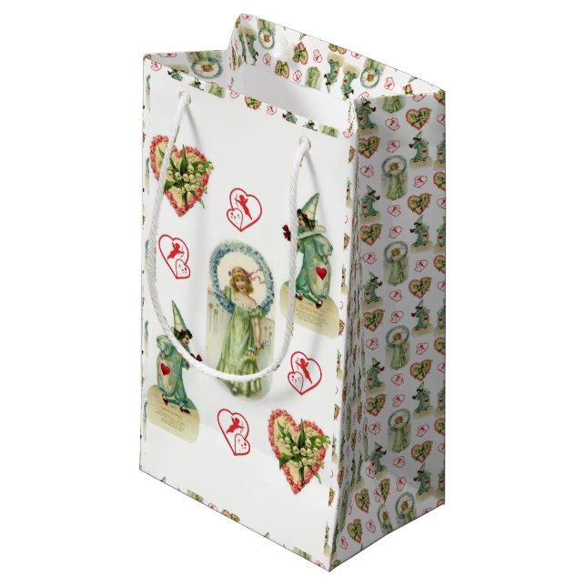 Sac cadeau Valentine's (Devant Angle)